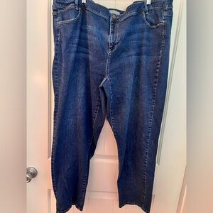 J. Jill Blue Boyfriend Jeans Versatile Medium-Dark Wash